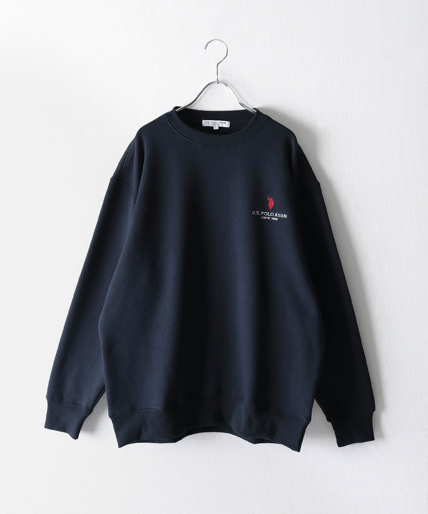 U.S.POLOASSN Embroidered Crewneck Sweatshirt