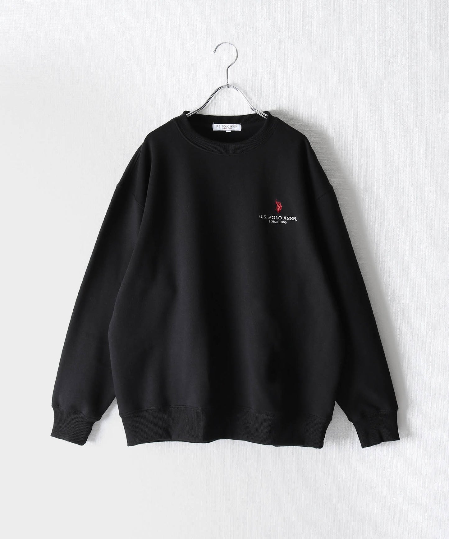 U.S.POLOASSN Embroidered Crewneck Sweatshirt