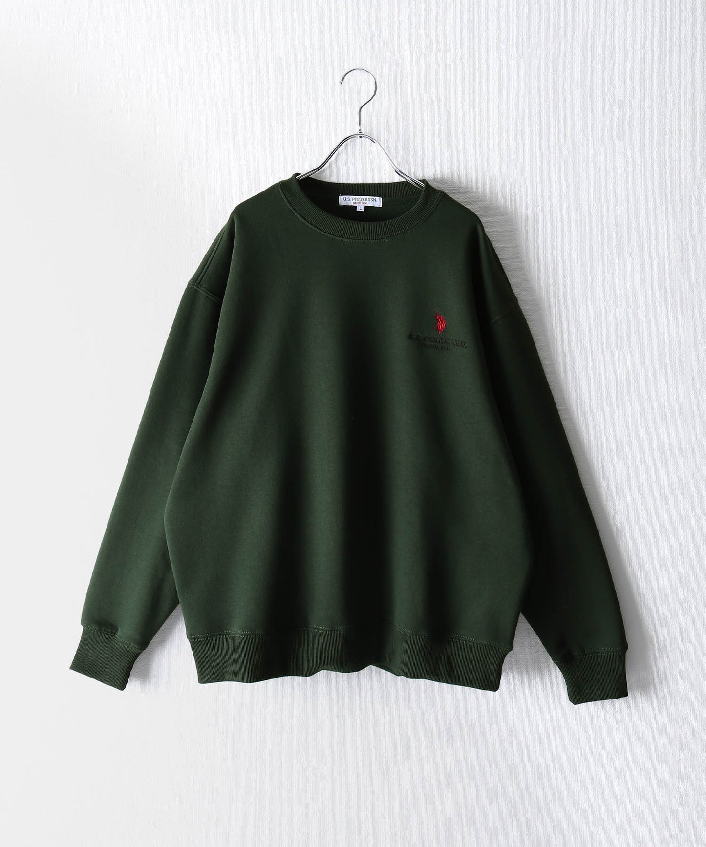 U.S.POLOASSN Embroidered Crewneck Sweatshirt