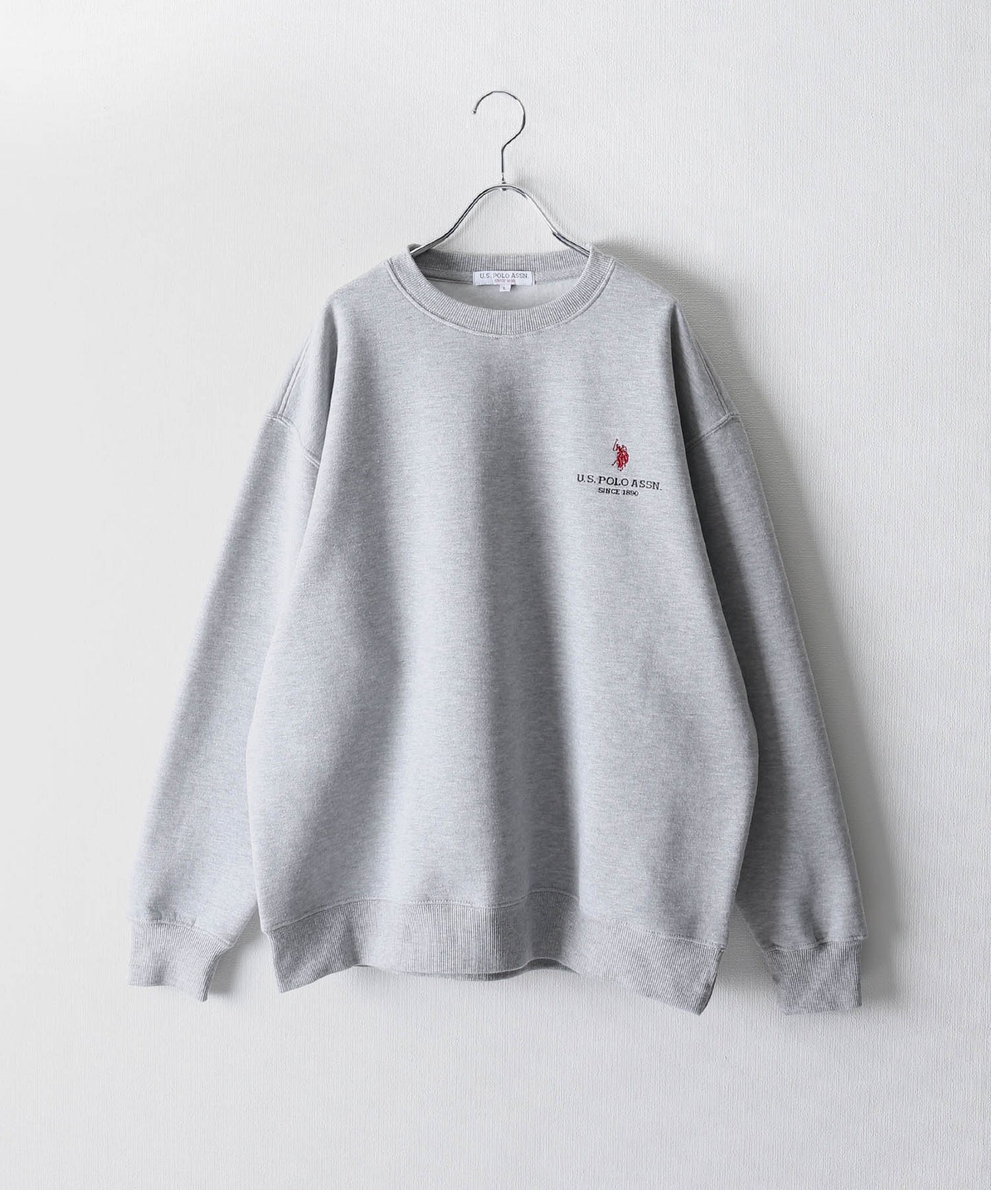 U.S.POLOASSN Embroidered Crewneck Sweatshirt