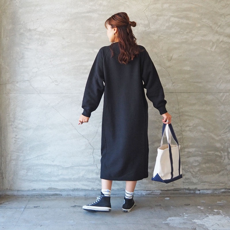 Japan Champion 23FW Long Sleeve Dress with Kangaroo Pocket