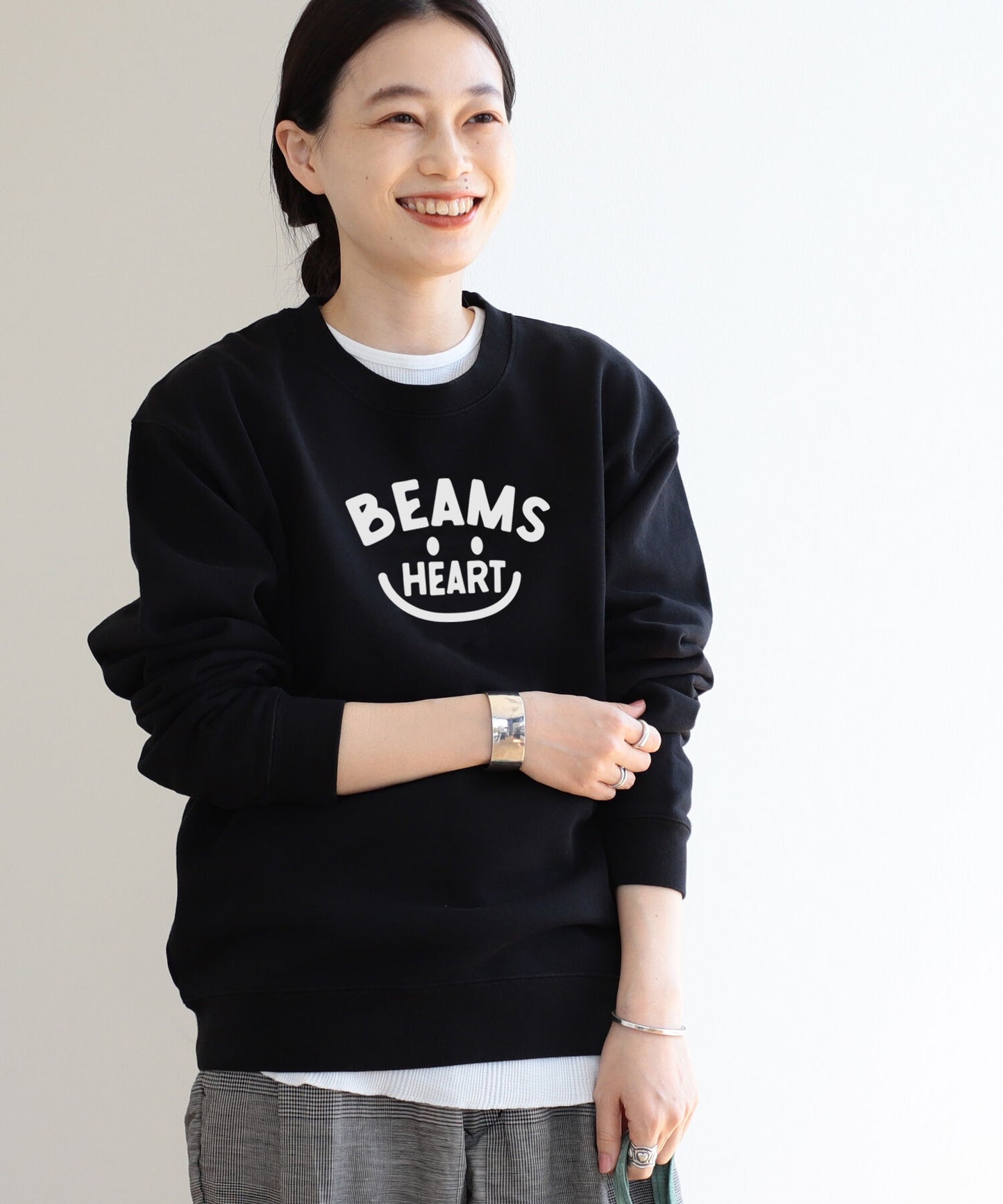 Beams Smiley Face Logo Sweatshirt