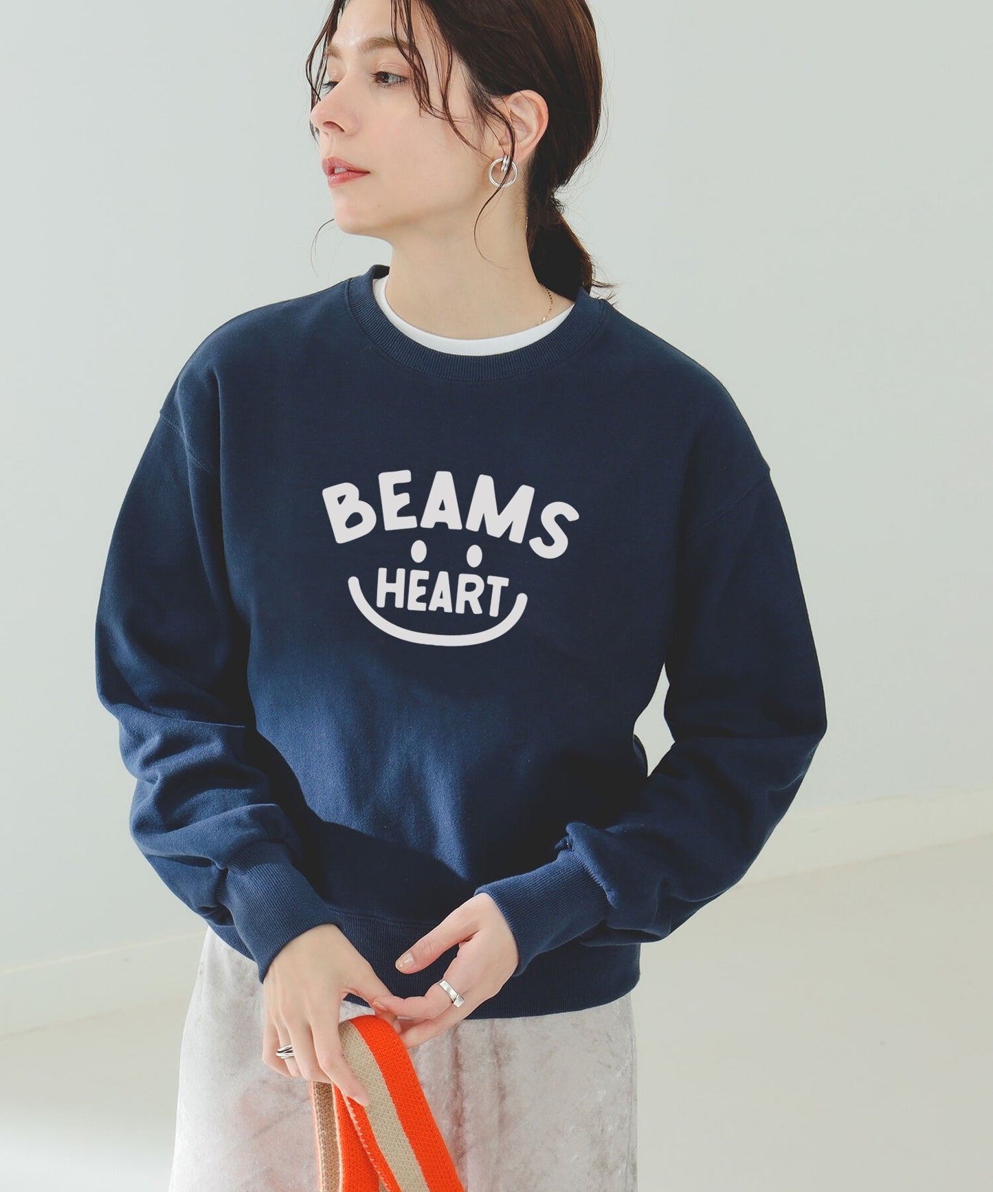 Beams Smiley Face Logo Sweatshirt