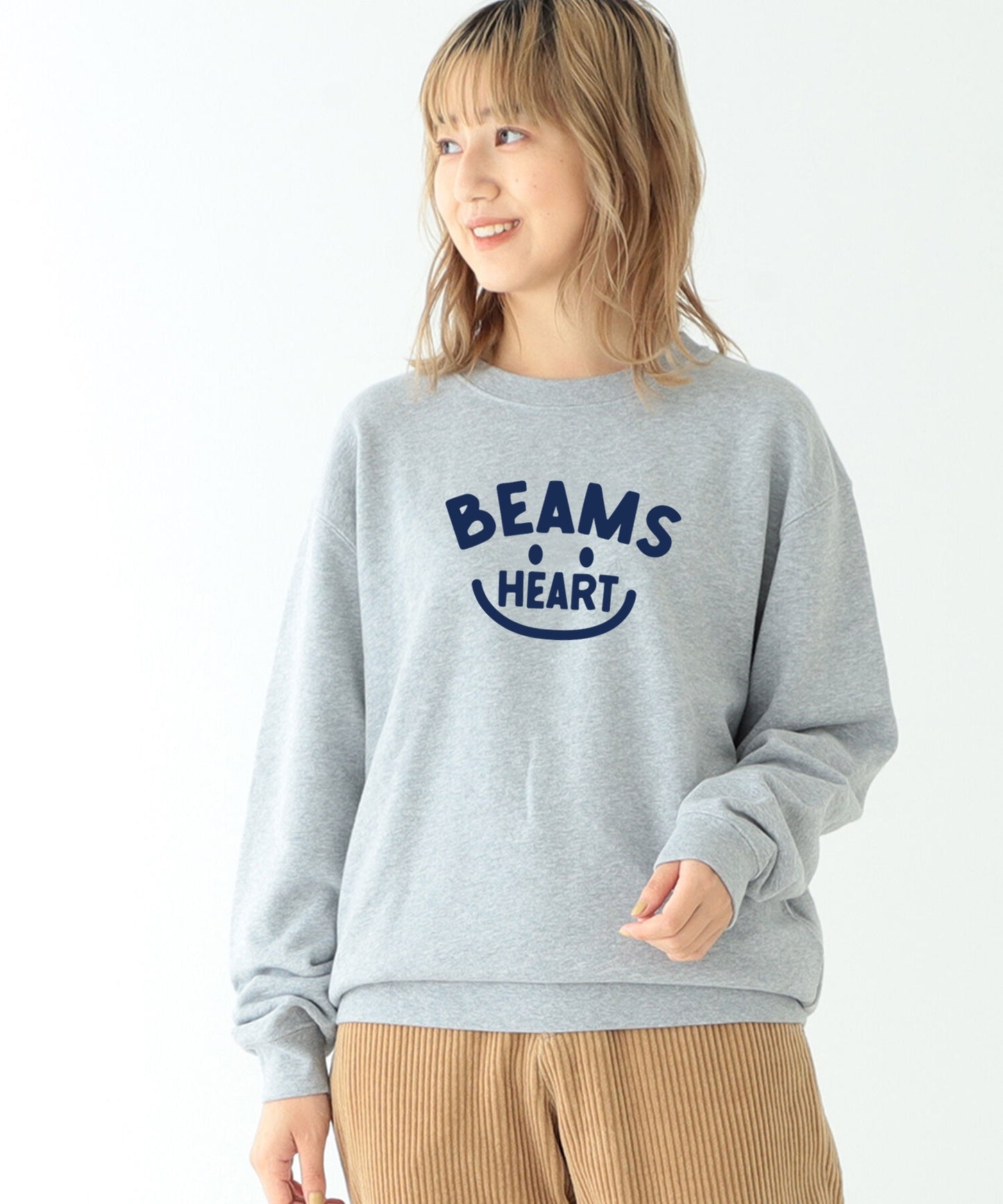 Beams Smiley Face Logo Sweatshirt