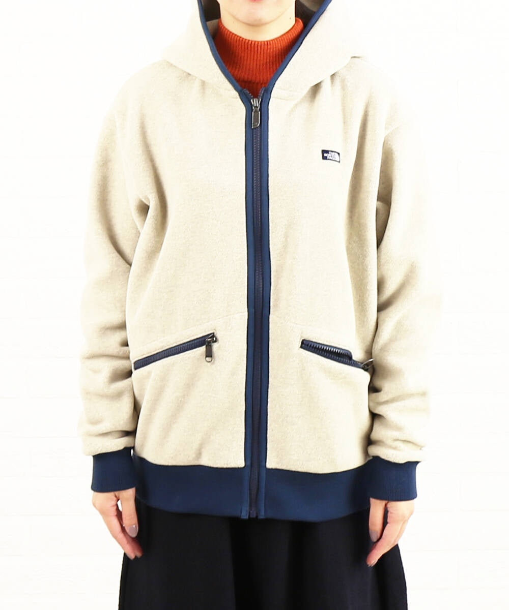 The North Face hoodie with letter logo zipper